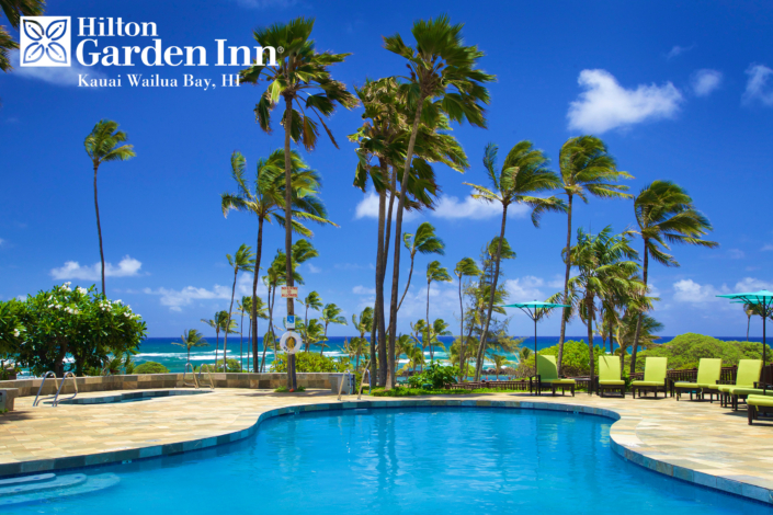 pool at the Hilton Garden Inn